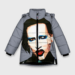 Зимняя куртка для девочки Mаrilyn Manson Art