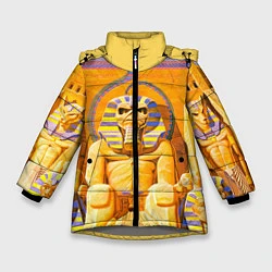 Куртка зимняя для девочки Iron Maiden: Pharaon, цвет: 3D-светло-серый
