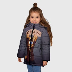 Куртка зимняя для девочки Five Nights: I Did It, цвет: 3D-светло-серый — фото 2