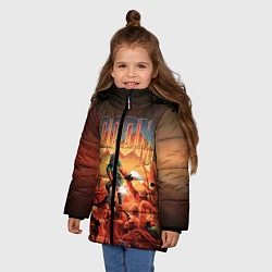Куртка зимняя для девочки DOOM: 1993, цвет: 3D-черный — фото 2