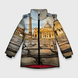 Зимняя куртка для девочки Площадь святого Петра