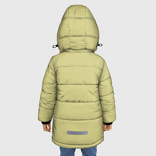 Зимняя куртка для девочки Имперская русь / 3D-Светло-серый – фото 4