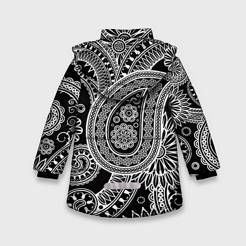 Зимняя куртка для девочки Paisley / 3D-Красный – фото 2