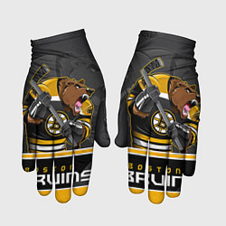 Перчатки Boston Bruins, цвет: 3D-принт
