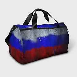 Сумки спортивные Русский триколор, цвет: 3D-принт