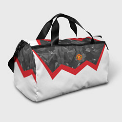 Сумки спортивные Man United FC: Grey Polygons, цвет: 3D-принт