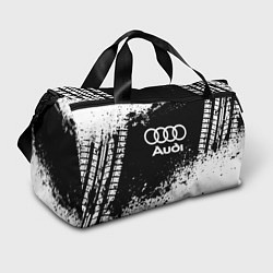 Сумки спортивные Audi: Black Spray, цвет: 3D-принт