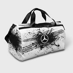 Сумки спортивные Mercedes-Benz: Black Spray, цвет: 3D-принт