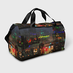 Спортивная сумка Cyberpunk 2077: Night City