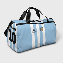 Сумки спортивные Марадона Аргентина ретро, цвет: 3D-принт