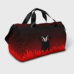 Сумки спортивные Kumamon: Hell Flame, цвет: 3D-принт