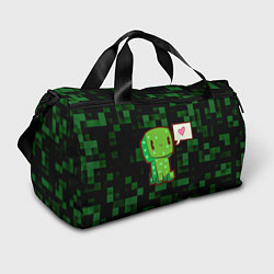 Сумки спортивные Minecraft Creeper, цвет: 3D-принт
