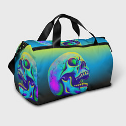 Спортивная сумка Neon skull