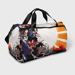 Сумки спортивные Афросамурай аниме, цвет: 3D-принт