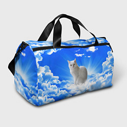 Сумки спортивные Кот в облаках, цвет: 3D-принт