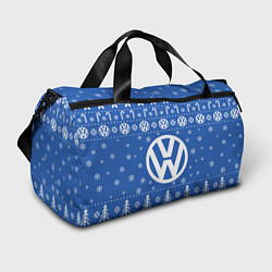 Сумки спортивные Volkswagen Новогодний, цвет: 3D-принт