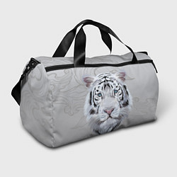 Сумки спортивные Снежный нежный тигр, цвет: 3D-принт