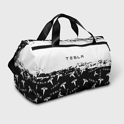 Сумки спортивные Tesla - Black & White, цвет: 3D-принт