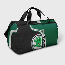 Сумки спортивные SKODA AUTO ШКОДА АВТО, цвет: 3D-принт