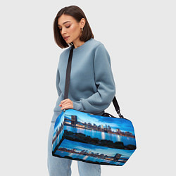 Сумки спортивные Закат в мегаполисе, цвет: 3D-принт — фото 2