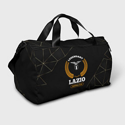 Сумки спортивные Лого Lazio и надпись Legendary Football Club на те, цвет: 3D-принт
