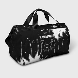 Сумки спортивные Группа Paramore и Рок Кот, цвет: 3D-принт