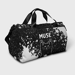 Сумки спортивные Группа Muse и Рок Кот, цвет: 3D-принт