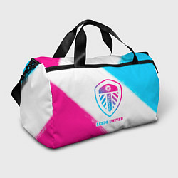 Сумки спортивные Leeds United Neon Gradient, цвет: 3D-принт