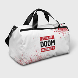 Сумки спортивные Doom: красные таблички Best Player и Ultimate, цвет: 3D-принт