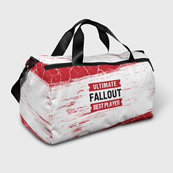 Сумки спортивные Fallout: красные таблички Best Player и Ultimate, цвет: 3D-принт