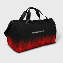 Спортивная сумка Disturbed red plasma