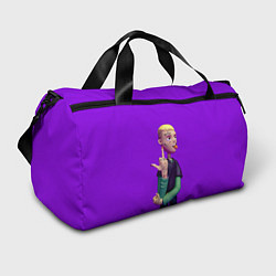 Спортивная сумка Lil Peep На Фиолетовом Фоне