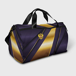 Сумки спортивные Золотой герб России, цвет: 3D-принт