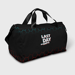 Сумки спортивные The last of us - соты, цвет: 3D-принт