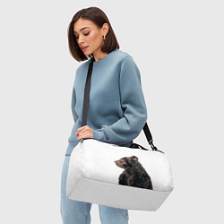 Сумки спортивные Медведь в профиль, цвет: 3D-принт — фото 2