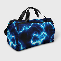 Сумки спортивные Молния грозовая - электрические разряды, цвет: 3D-принт