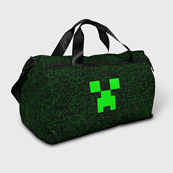 Сумки спортивные Minecraft green squares, цвет: 3D-принт