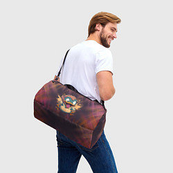 Сумки спортивные Счастливая маленькая уточка, цвет: 3D-принт — фото 2