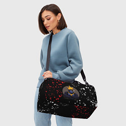 Сумки спортивные Крутая горилла, цвет: 3D-принт — фото 2