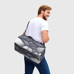 Сумки спортивные Паттерн из гладких камней, цвет: 3D-принт — фото 2