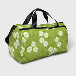 Сумки спортивные Весенние цветы, цвет: 3D-принт