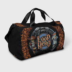 Сумки спортивные Герой и Лич - Loop hero, цвет: 3D-принт