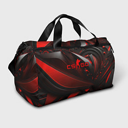 Сумки спортивные CS GO red and black, цвет: 3D-принт