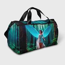 Сумки спортивные Девушка фея в дремучем лесу, цвет: 3D-принт