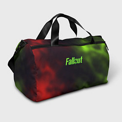 Сумки спортивные Fallout fire gradient, цвет: 3D-принт