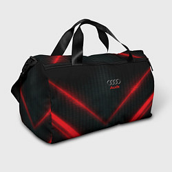 Сумки спортивные Audi stripes neon, цвет: 3D-принт