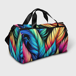 Сумки спортивные Color feathers - neon, цвет: 3D-принт