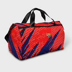 Сумки спортивные Барселона спорт краски текстура, цвет: 3D-принт