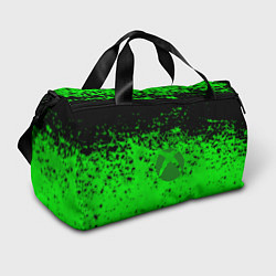 Сумки спортивные Xbox краски зелёные, цвет: 3D-принт