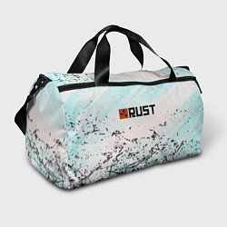 Сумки спортивные Rust game текстура, цвет: 3D-принт